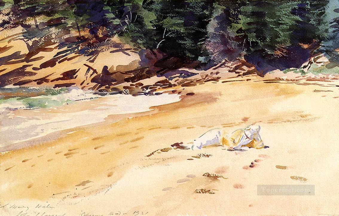 Sand Beach Schooner Head Maine John Singer Sargent Oil Paintings